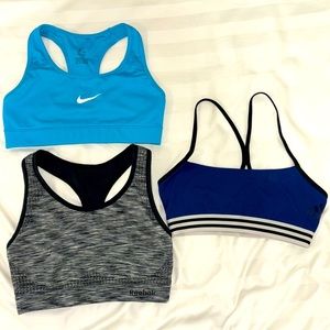 3 Sports Bras.